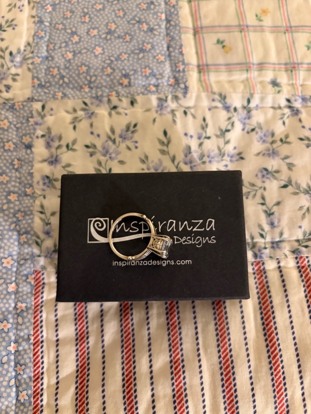 Inspiranza Designs Iced Topaz Ring, Size 7